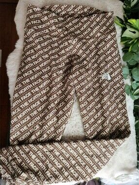 The North Face Kids Brown Logo-Print Joggers